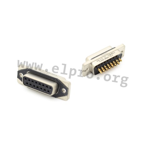 15-006403, Conec socket strips, IP67, solder bucket, straight, 15-006_SlimCon series