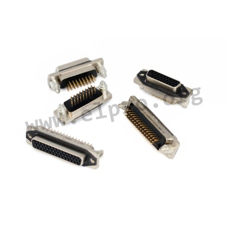 15-007553, Conec high density socket strips, snap-in, straight, 15-0075Slim Con series