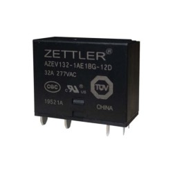 AZEV132-1AE1BG-12D, Zettler PCB relays, 32A, 1 normally closed and 1 normally open contact, for e-mobility, AZEV132 series