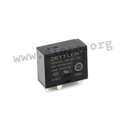 AZEV140-1AE1BG-12D, Zettler PCB relays, 40A, 1 normally closed and 1 normally open contact, for e-mobility, AZEV140 series