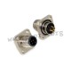 43-02301, Conec panel connectors, with mounting flanges, screw locking, SAL M12x1 series SAL-12-FSVO5.1-L20 43-02301