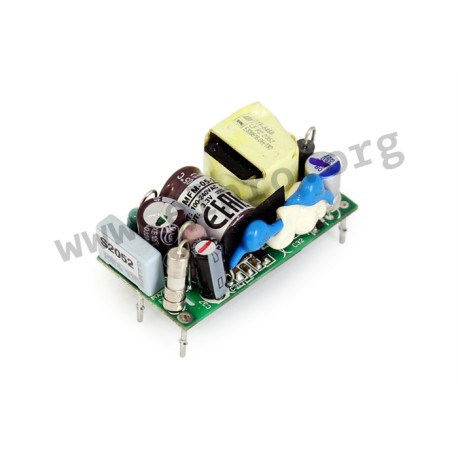 MFM-05-15, Mean Well switching power supplies, 5W, for medical technology, open frame (PCB), MFM-05 series