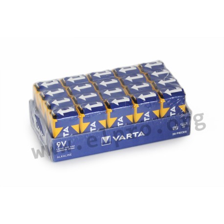 04022 211 111, Varta Alkali-Mangan-Batterien, 1,5V/9V, Power One und Industrial Pro Serie