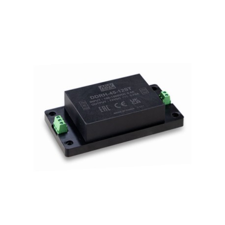 DDRH-45-15ST, Mean Well DC/DC converters, 45W, enclosed, DDRH-45 series