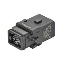 09100083106, HARTING connectors, crimp and screw connection, Han 1A series