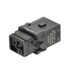 09100022706, HARTING connectors, crimp and screw connection, Han 1A series