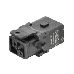 09100032701, HARTING connectors, crimp and screw connection, Han 1A series