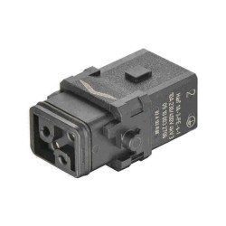 09100032706, HARTING connectors, crimp and screw connection, Han 1A series