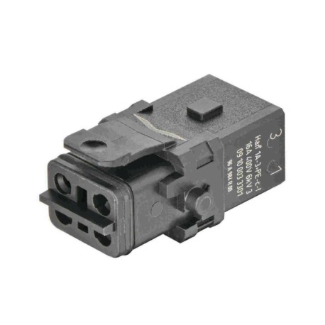 09100033301, HARTING Steckverbinder, Crimp- und Schraubanschluss, Han 1A Serie