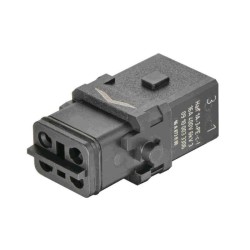 09100033306, HARTING connectors, crimp and screw connection, Han 1A series