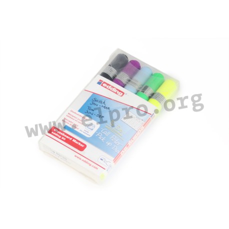 4-90-5-099, edding glassboard markers, 2 to 3mm, 90 series