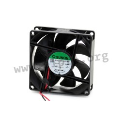 EF80251B3-1000U-A99, Sunon fans, 80x80x25mm, 12V DC, EE/EF/MF/HA/GF/PF series