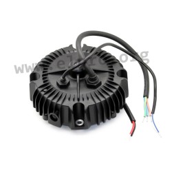 XBG-160-AB, Mean Well LED drivers, 160W, IP67, constant power, dimmable, circular housing, XBG-160 series