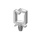 LWS-A-1-19, Essentra cable holders, nylon, LWS-A and WS series LWS-A-1-19