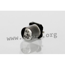 EEE1HA2R2NR, Panasonic electrolytic capacitors, SMD, 85°C, S series