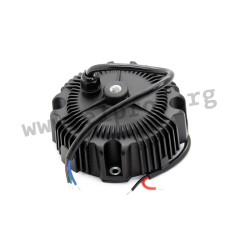 HBG-200-36A, Mean Well LED drivers, 200W, IP65, CV and CC (mixed mode), circular housing, HBG-200 series