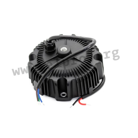 HBG-200-48A, Mean Well LED drivers, 200W, IP65, CV and CC (mixed mode), circular housing, HBG-200 series