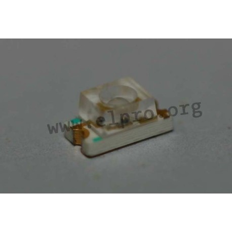 11-21UYC/S530-A2/3T, Everlight SMD light-emitting diodes, clear, inner lens, 1206 housing, 11-21 series