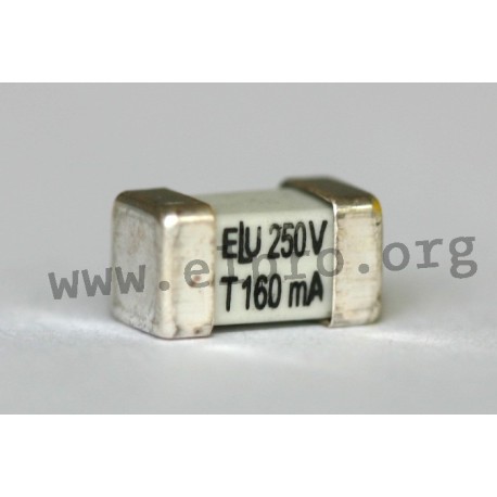 160000.0,04GT, Siba SMD-Sicherungen, träge, 8x4,5x4,5mm, 160000 Serie