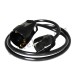 544ZL/5-15/SW, Kaiser power supply cables, extension cables, 544ZL series 544ZL schwarz 5m 544ZL/5-15/SW