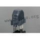 CAX-1,3-3,9, Talema current-compensated chokes, partially potted, vertical, CA series CAX-1,3-3,9