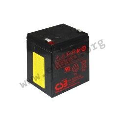 HR1227WF2, CSB lead-acid batteries, 12 volts, for standby operation, HR and HRL series