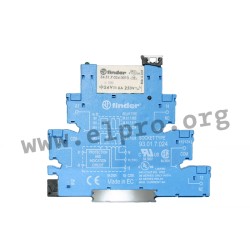 38.51.8.240.0060, Finder switching relays, 6A, 1 changeover contact, 38 series