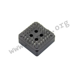 081-1-044-0-XT0, MPE Garry PLCC sockets, pitch 1,27mm, 081 series