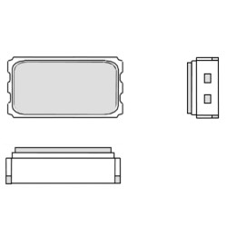 X1B000391000112, Epson clock crystal oscillators, SMD, plastic housing, Q310 and X1B series