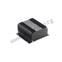 1455NHD1201BK, Hammond extruded aluminium enclosures, 1455HD series