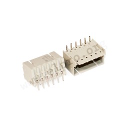 2091-1422, Wago male headers, angled, pitch 3,5mm, 10A, picoMAX series