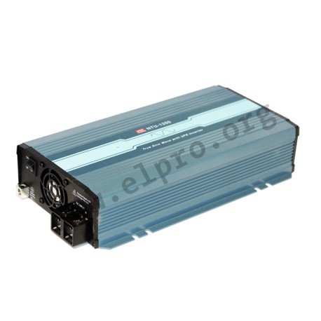 NTU-1200-212EU, Mean Well DC/AC converters, 1200W, pure sine wave, UPS function, NTU-1200 series