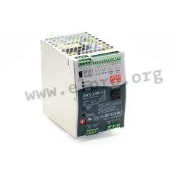 DRS-240-24CAN, Mean Well DIN-Schienen Ladegeräte, 240W, USV-Funktion, CAN-Bus, DRS-240 Serie