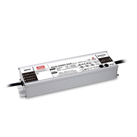 HLG-240H-24C, Mean Well LED-Schaltnetzteile, 240W, CV und CC (mixed mode), HLG-240H Serie