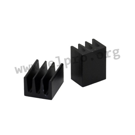 ICK SMD A 5 SA, Fischer heatsinks, for DIL-IC/PLCC/SMD housings, ICK SMD series