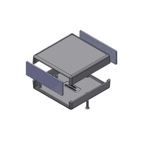 1593ARGY, Hammond plastic enclosures, IP54, recessed top, 1593 series