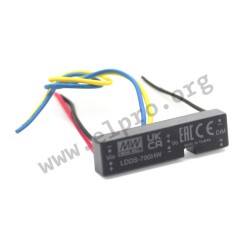 LDDS-700HW, Mean Well DC/DC step-down LED drivers, LDDS-H series