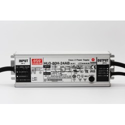 HLG-80H-15AB, Mean Well LED drivers, 80W, IP65, CV and CC (mixed mode), adjustable, dimmable, HLG-80H series