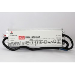 HLG-100H-20B, Mean Well LED drivers, 100W, IP67, CV and CC mixed mode, dimmable, HLG-100H series