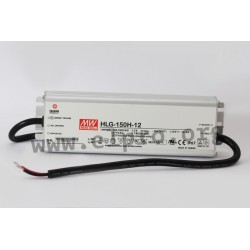 HLG-150H-15, Mean Well LED-Schaltnetzteile, 150W, IP67, CV und CC mixed mode, HLG-150H Serie
