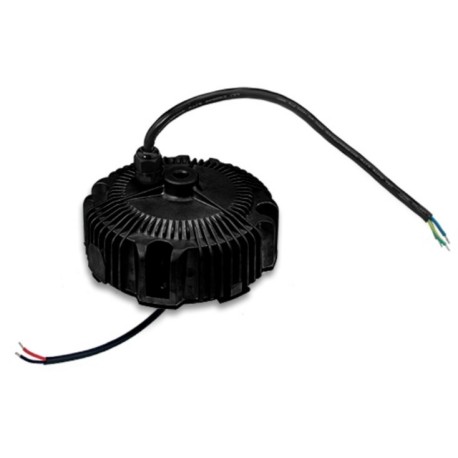 HBG-160-60, Mean Well LED drivers, 160W, IP67, CV and CC mixed mode, circular housing, HBG-160 series