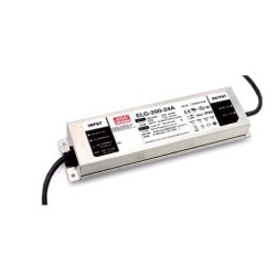 ELG-200-54D2-3Y, Mean Well LED drivers, 200W, IP67, CV and CC mixed mode, smart timer dimming, ELG-200 series
