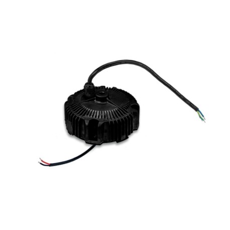 HBG-200-36AB, Mean Well LED drivers, 200W, IP65, CV and CC (mixed mode), dimmable, adjustable, circular housing, HBG-200 series