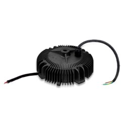 HBG-240-60, Mean Well LED drivers, 240W, IP67, CV and CC (mixed mode), fixed preset, circular housing, HBG-240 series