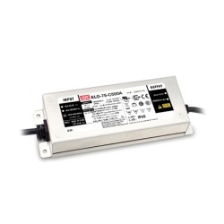 ELG-75-C500-3Y, Mean Well LED-Schaltnetzteile, 75W, IP67, Konstantstrom, fest voreingestellt, Schutzleiter (PE), ELG-75-C Serie