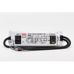 ELG-150-C500B-3Y, Mean Well LED drivers, 150W, IP67, constant current, dimmable, protective earth conductor PE, ELG-150-C series