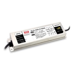 ELG-200-C700AB-3Y, Mean Well LED drivers, 200W, IP65, constant current, dimmable, adjustable, protective earth conductor (PE), E
