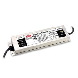 ELG-240-C700AB-3Y, Mean Well LED drivers, 240W, IP65, constant current, dimmable, adjustable, protective earth conductor (PE), E