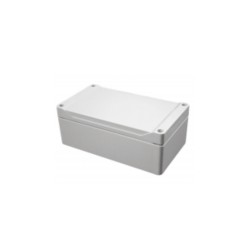 1555F2GY, Hammond wall and desktop enclosures, polycarbonate, IP68, 1555 series
