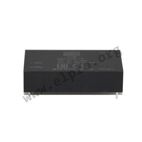 MDS15B-24, Mean Well DC/DC converters, 15W, 2x1, for medical technology, MDS15 series